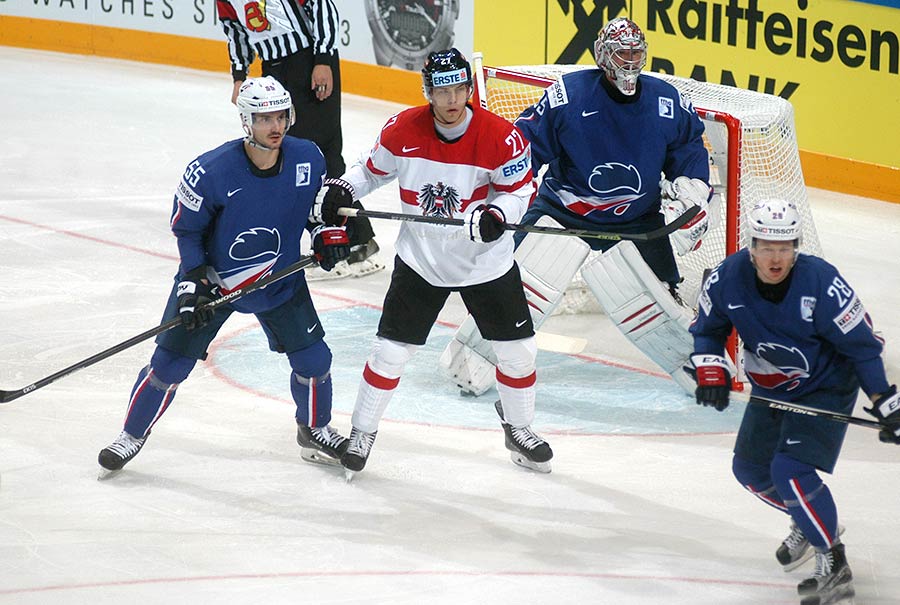 Frankreichs Torwart Cristobal Huet blieb gegen sterreich ohne Gegentreffer.