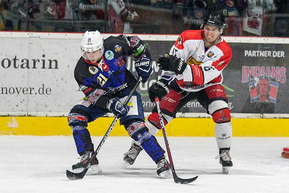 Spielszene aus dem Hannover-Derby.