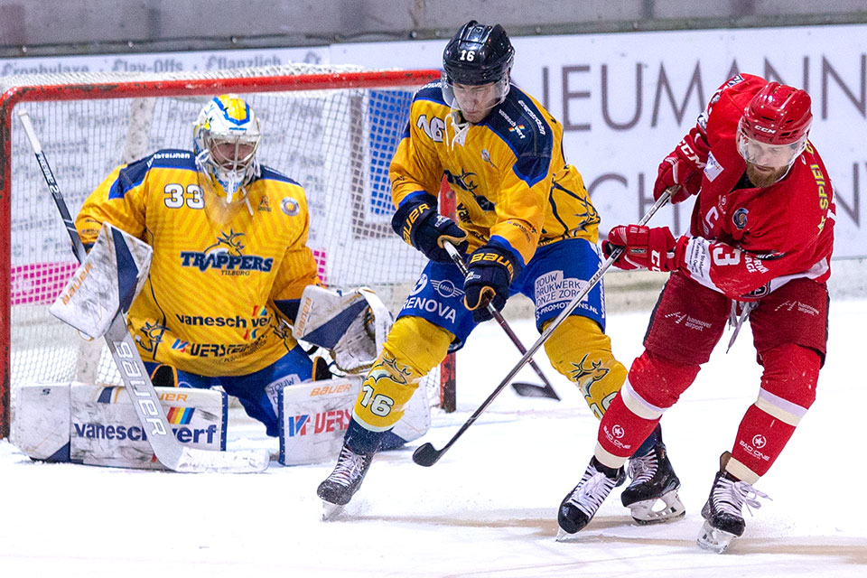 Spielszene Scorpions gegen Tilburg.