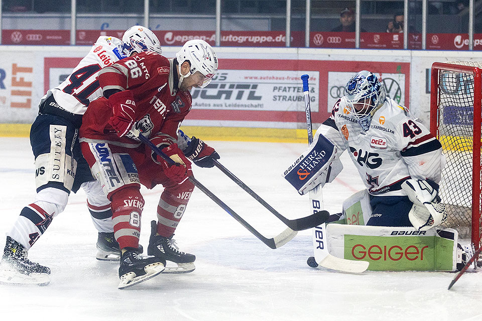 Spielszene Regensburg gegen Ravensburg.