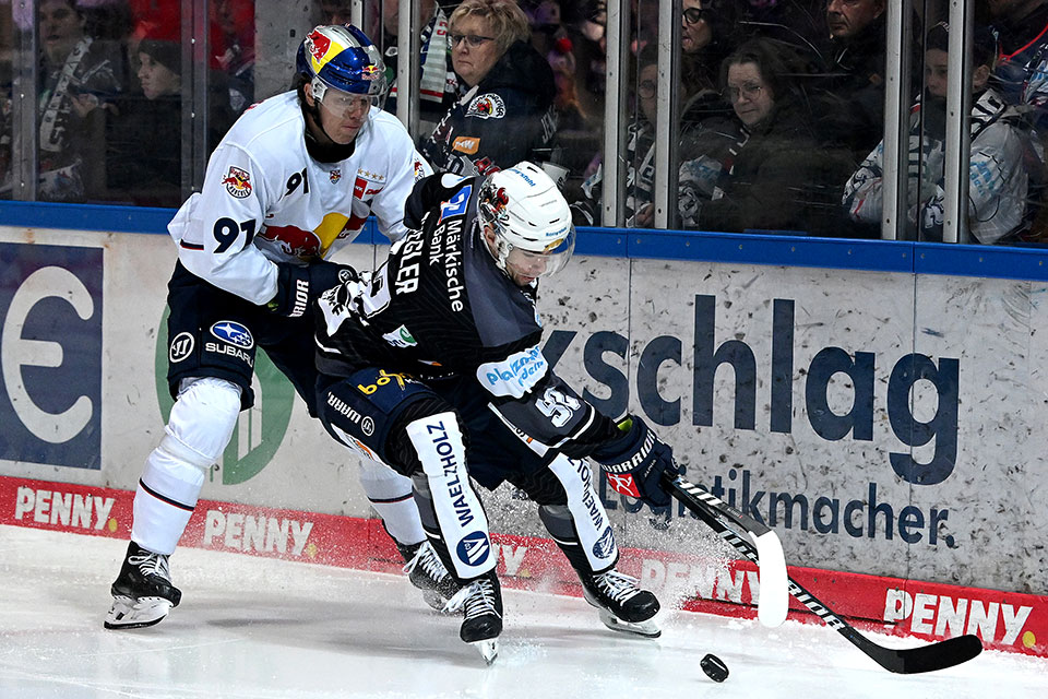 Spielszene Iserlohn gegen Mnchen.