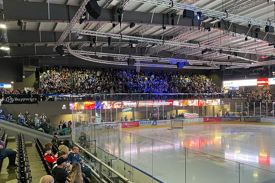 Die Fans in Kassel freuen sich auf das Duell mit den Dresdner Eislwen.