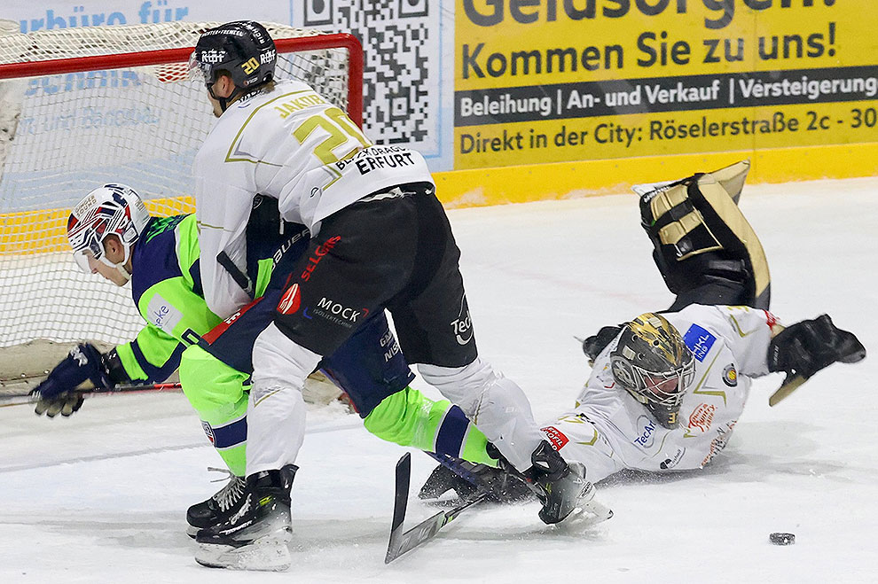 Spielszene Hannover Indians gegen Erfurt.