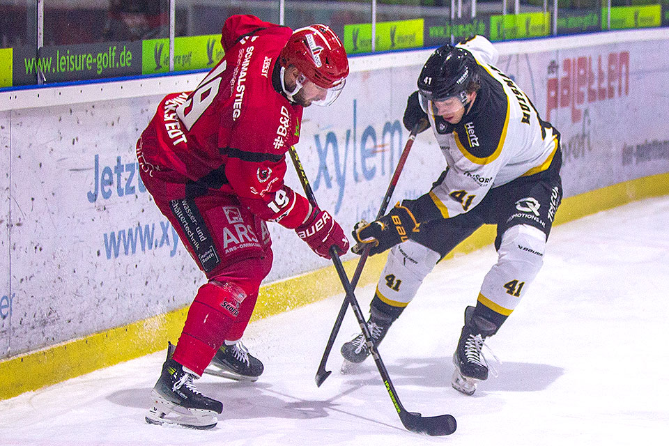 Spielszene Scorpions gegen Tilburg.