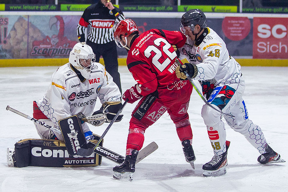 Spielszene Hannover Scorpions gegen Essen.