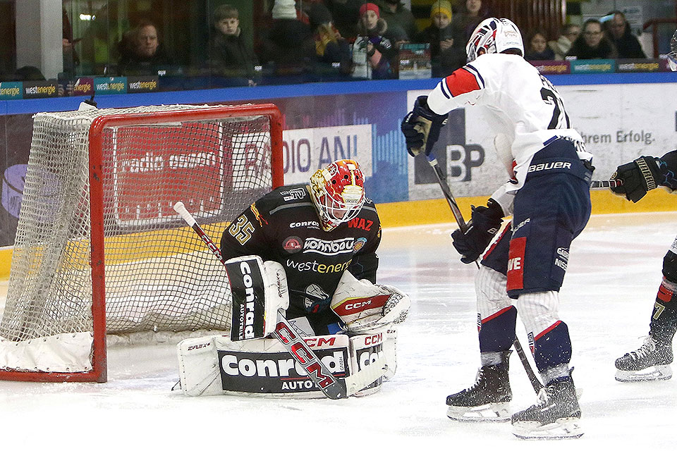 Spielszene Essen gegen Hannover Indians.