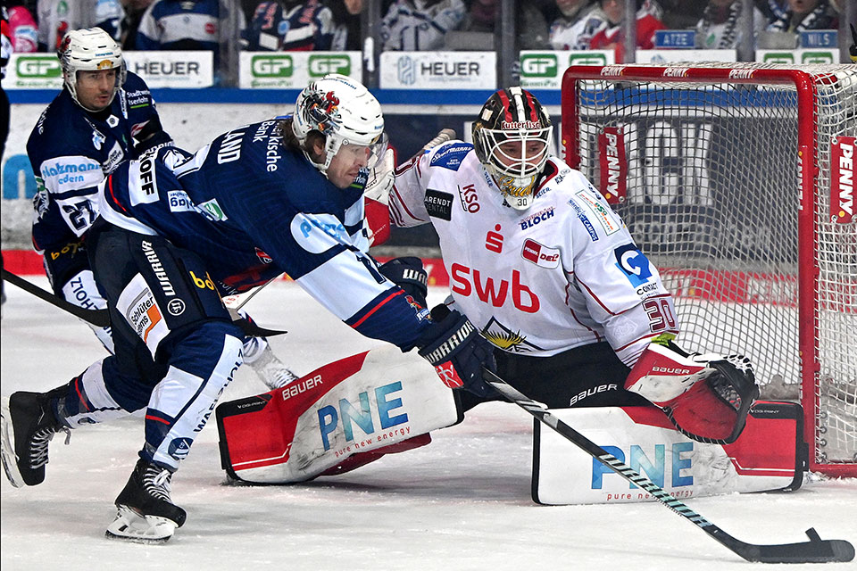 Spielszene Iserlohn gegen Bremerhaven.