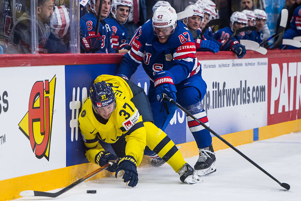 Isac Lundeström und Michael McCarron. Isac Lundeström und Michael McCarron.