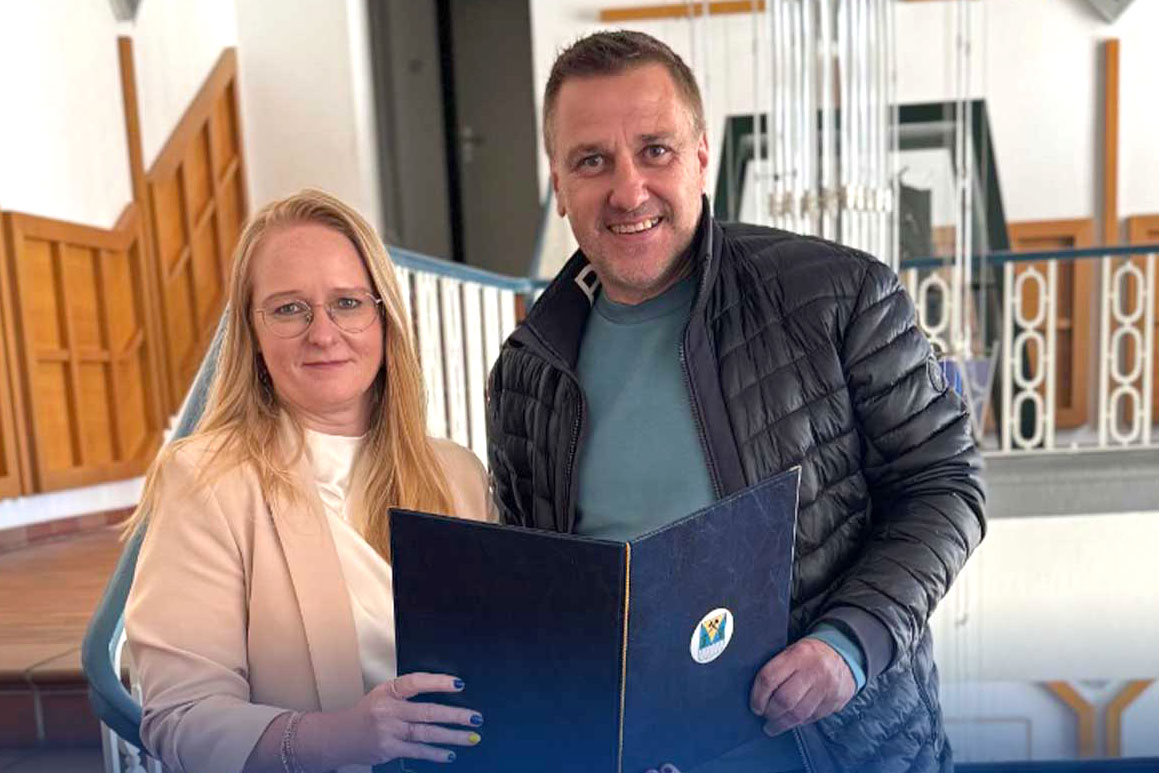 Katja Dietrich und Dirk Rohrbach. Katja Dietrich und Dirk Rohrbach.