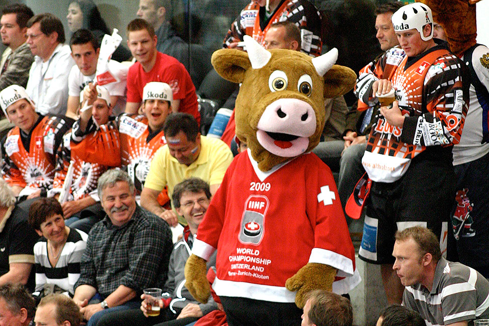 In der Schweiz gibt es ein Wiedersehen mit Maskottchen Cooly. In der Schweiz gibt es ein Wiedersehen mit Maskottchen Cooly.