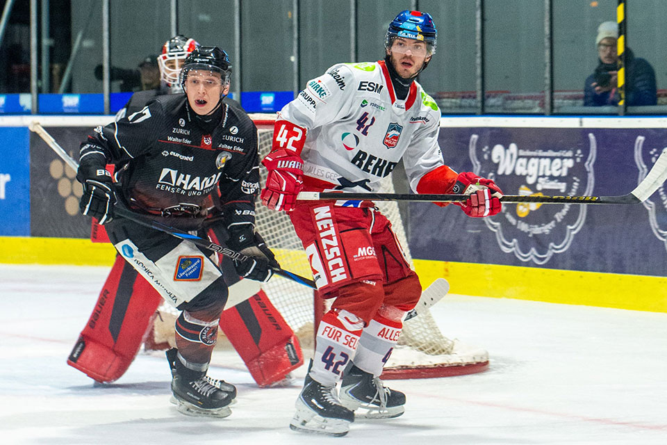 Spielszene Passau gegen Selb. Spielszene Passau gegen Selb.