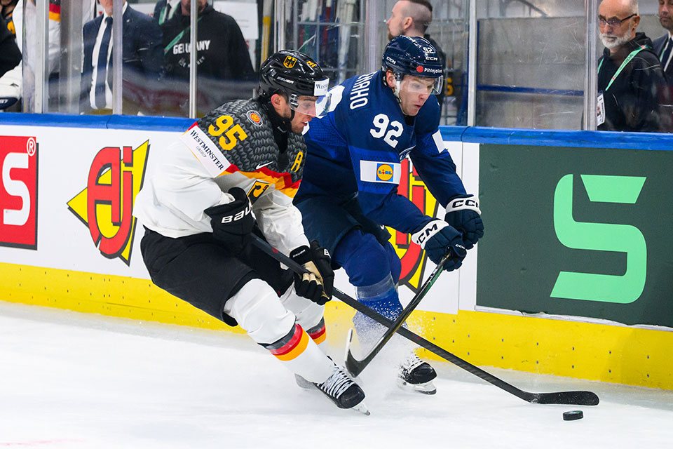 Frederik Tiffels von Team Deutschland und Lenni Hameenaho von Team Finnland. Frederik Tiffels von Team Deutschland und Lenni Hameenaho von Team Finnland.